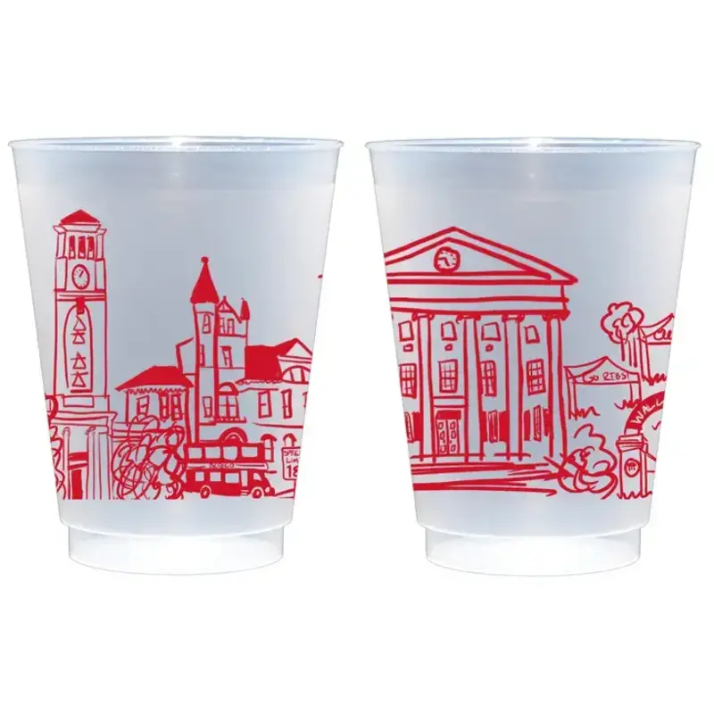 Ole Miss Skyline Frost Flex Cup - 10 Pack