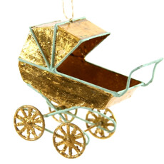 BABY CARRIAGE ORNAMENT