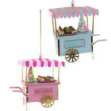 Cody Foster & Co PATISSERIE CART ORNAMENT