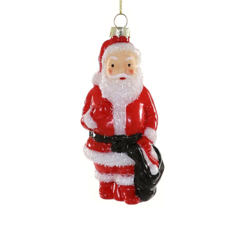 SANTA BLOW MOLD ORNAMENT