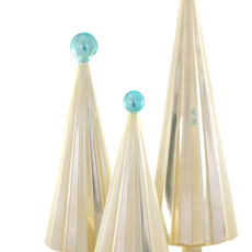 PLEATED TREE - PEARL BLUE LARGE