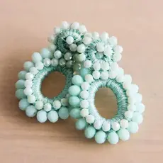 MINT FACET EARRINGS