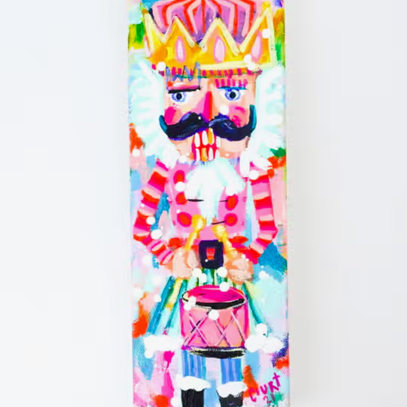 Pink Soldier Nutcracker Painting