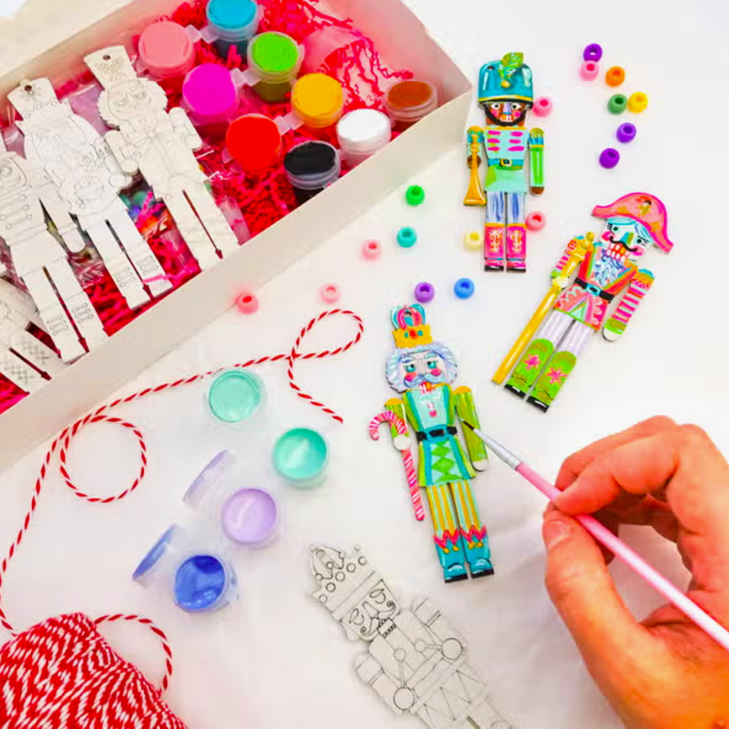 DIY Nutcracker Ornaments Painting Kit