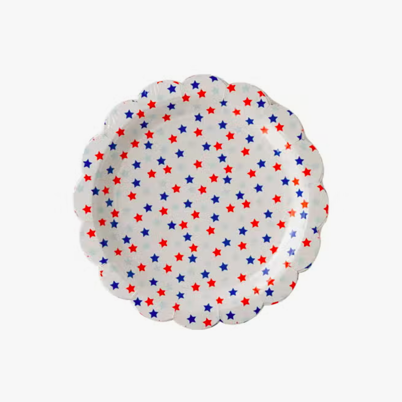 Scattered Stars Paper Plate