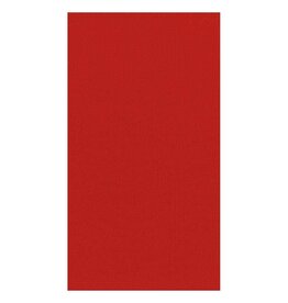 Guest Towels Solid Airlaid Paper Linen Red