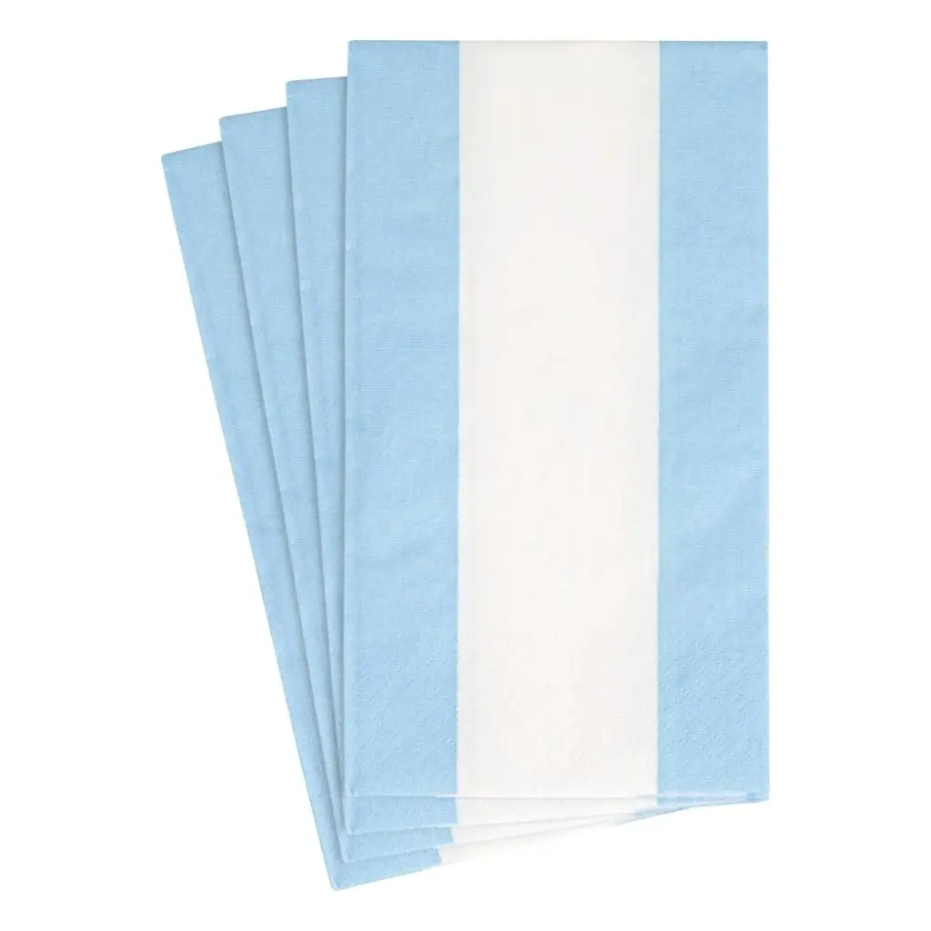 15355g Guest Towel Bandol Stripe Light Blue