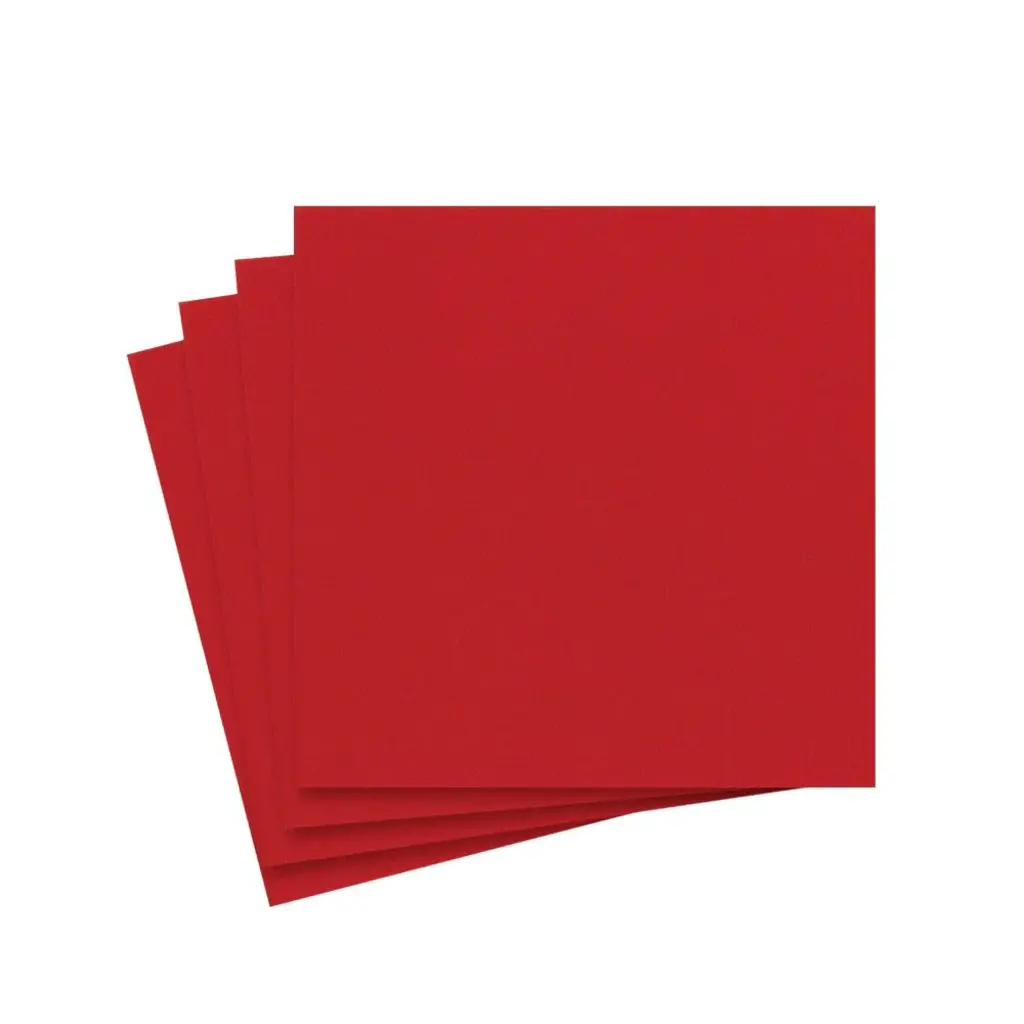 104cg Napkin Solid Airlaid Co Paper Linen Red