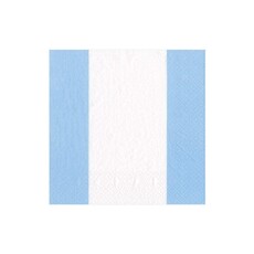 15355c Napkin Cocktail Bandol Stripe Light Blue