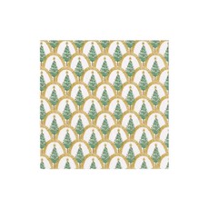 Caspari Deco Christmas Gold Cocktail Napkin