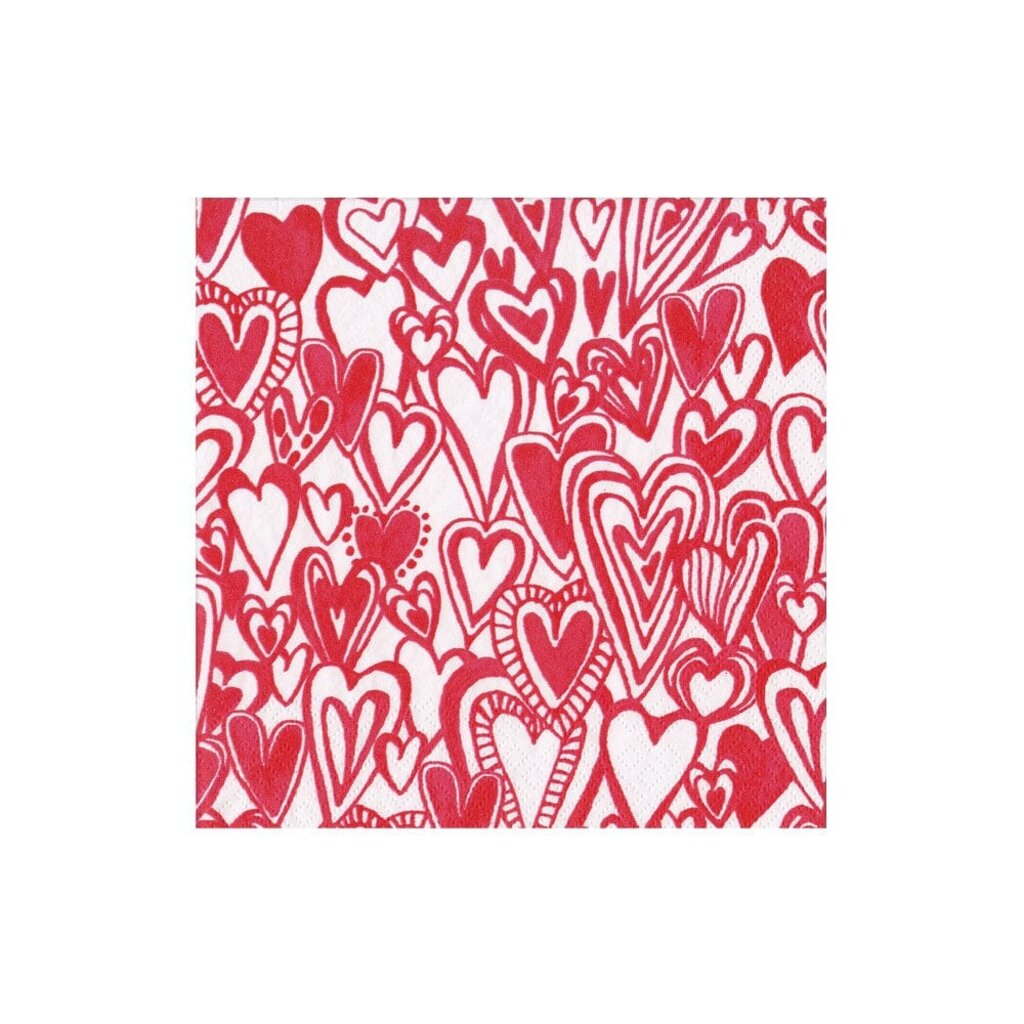 17820c Napkin Cocktail Groovy Love