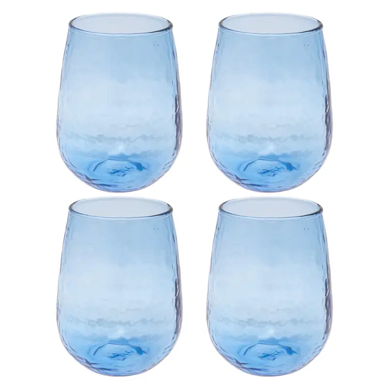 CATALINA STEMLESS WINE GLASS INDIGO