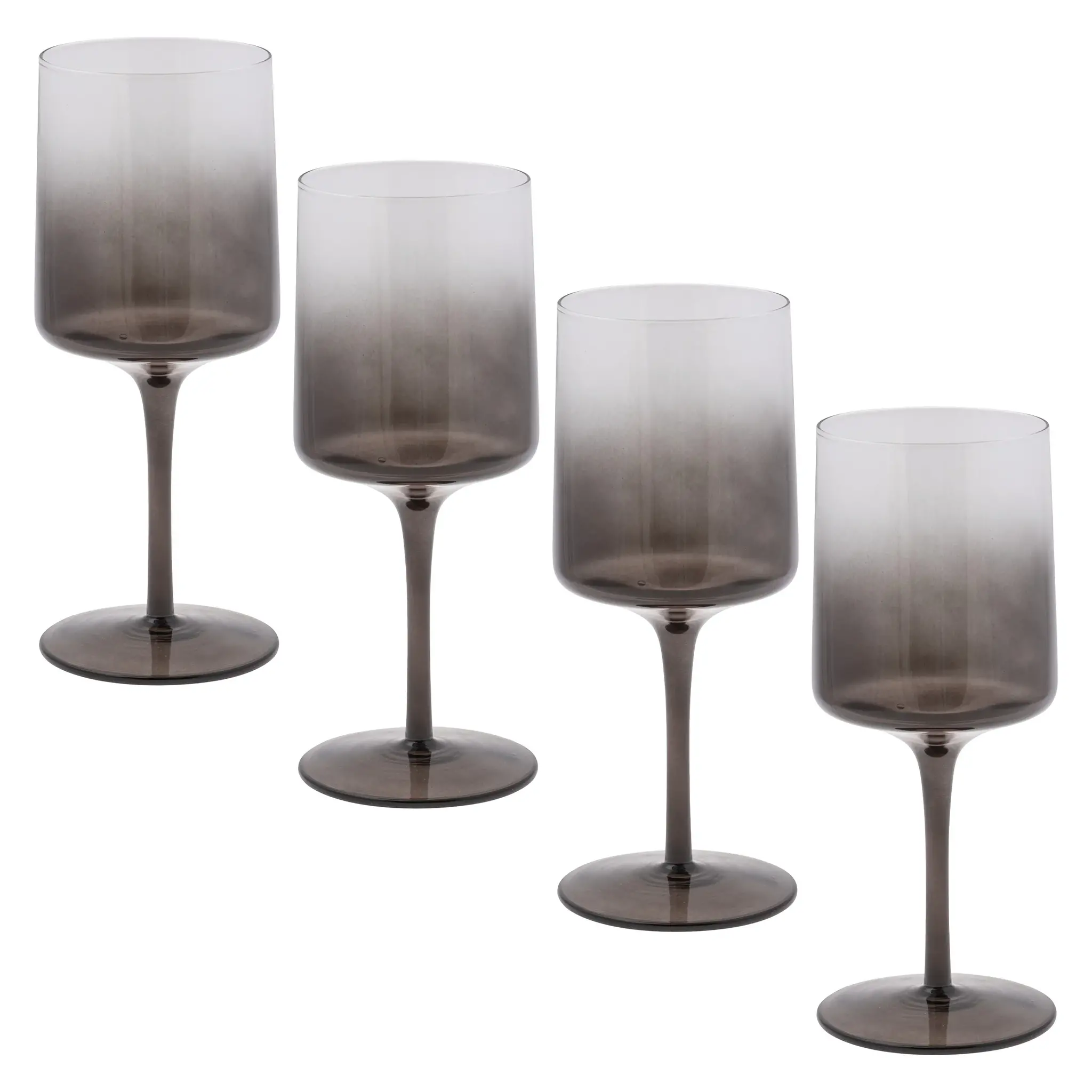 MID CENTURY WINE GLASS GRAY OMBRE - Katherine Beck