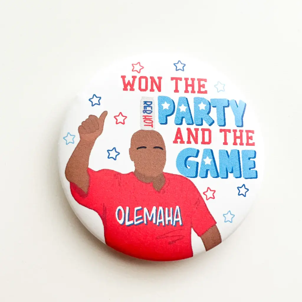 Won The Party Button