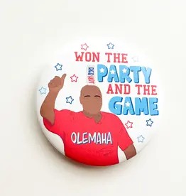 Won The Party Button