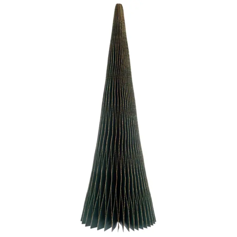 Spire Paper Honeycomb Tree 18in - Forest Green