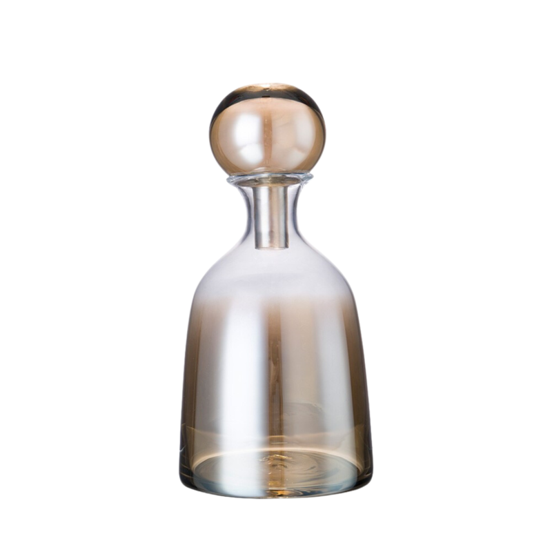 12028 Amber Glass Vase