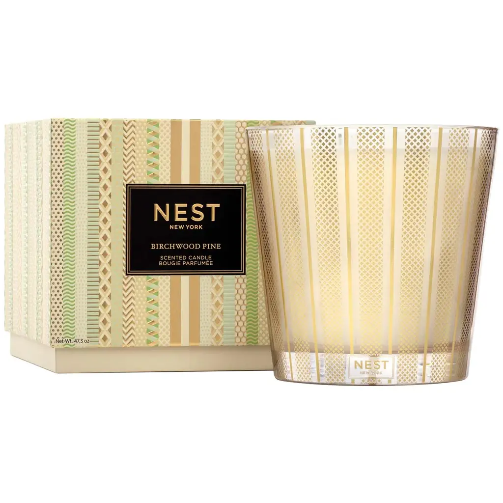 NEST New York Birchwood Pine Luxury 4-Wick Candle