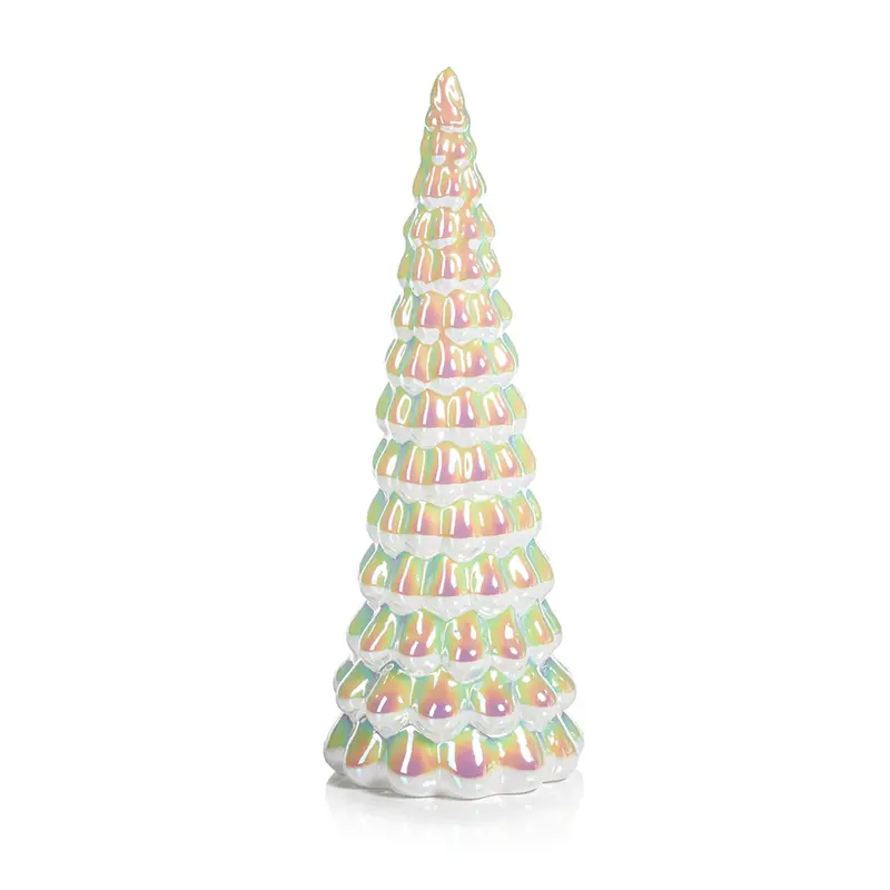 LED WHITE RAINBOW LUSTER TREE 12.75IN
