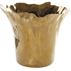 Ceramic Organic Pot Gold