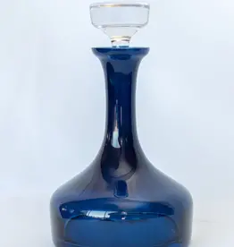 Estelle Colored Glass Midnight Blue Vogue Decanter