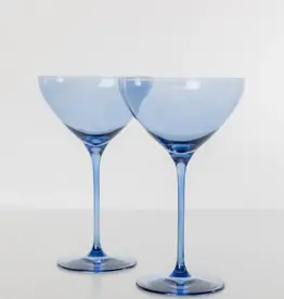 Cobalt Blue Martini Glass