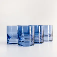 Cobalt Blue Rocks Glass