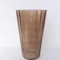 Estelle Colored Glass Amber Smoke Sunday Vase