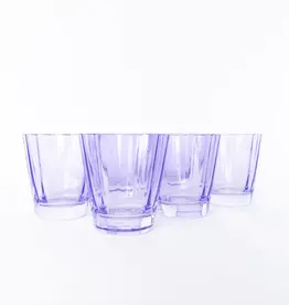 Estelle Colored Glass Lavender Sunday Low Ball