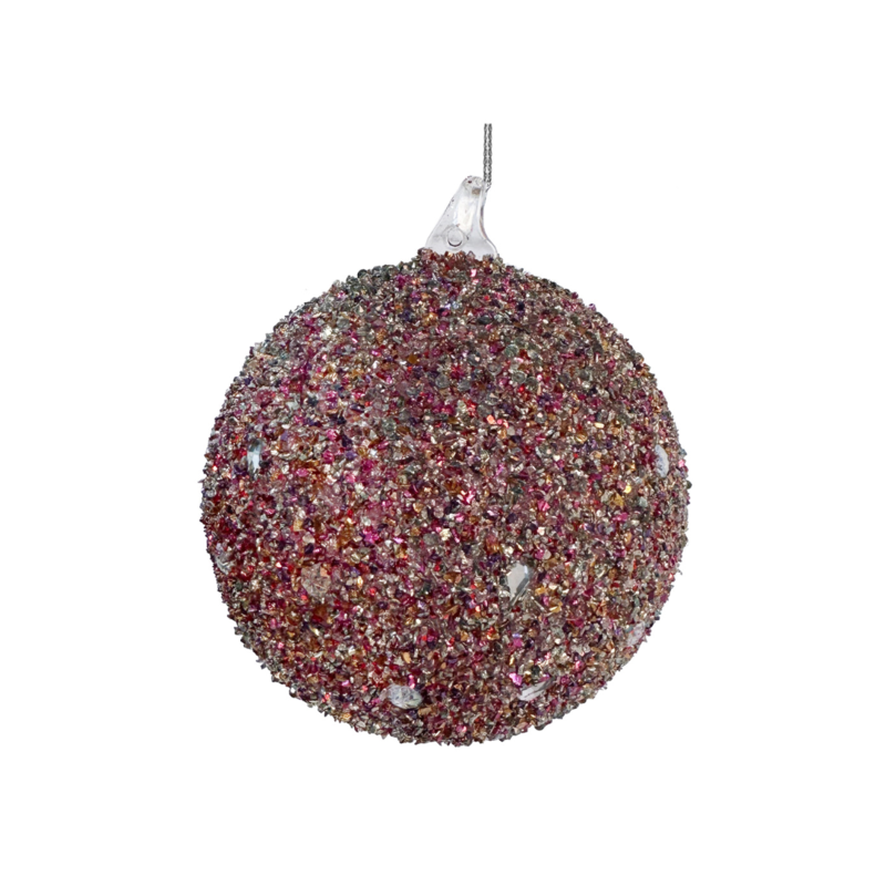 Glass Ball Beads Jewels Purple