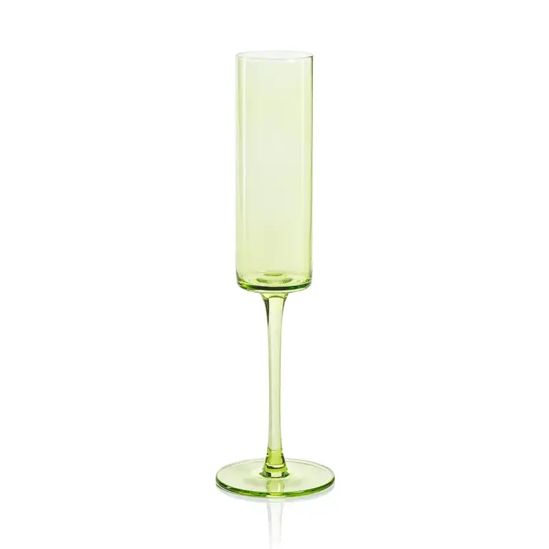 Champagne Flute Light Green