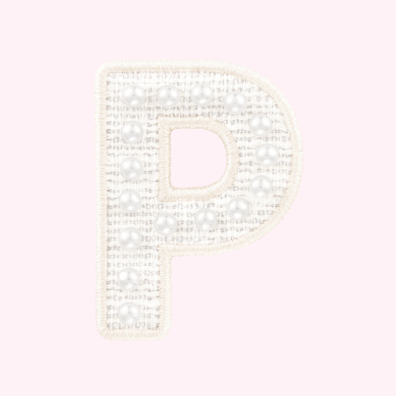 Pearl Letter Patch