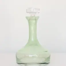 Estelle Colored Glass Mint Green Vogue Decanter