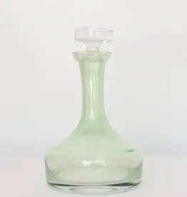 Estelle Colored Glass Mint Green Vogue Decanter