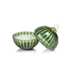 Cut Glass Ornament Scented Candle - Green