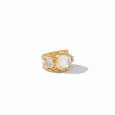 Trieste Statement Ring - Iridescent Clear Crystal - 7