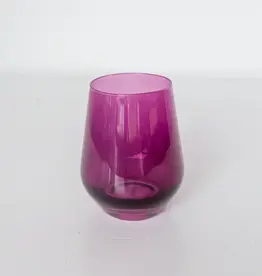 Amethyst Stemless Wine Glass