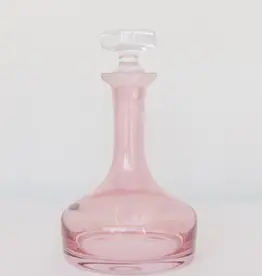 Estelle Colored Glass Rose Vogue Decanter