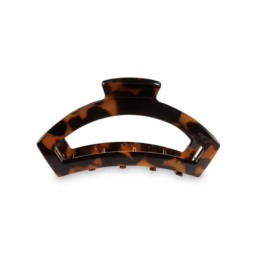 Open Tortoise Medium Hair Clip