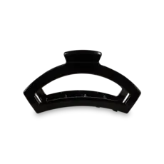 Open Jet Black Medium Hair Clip