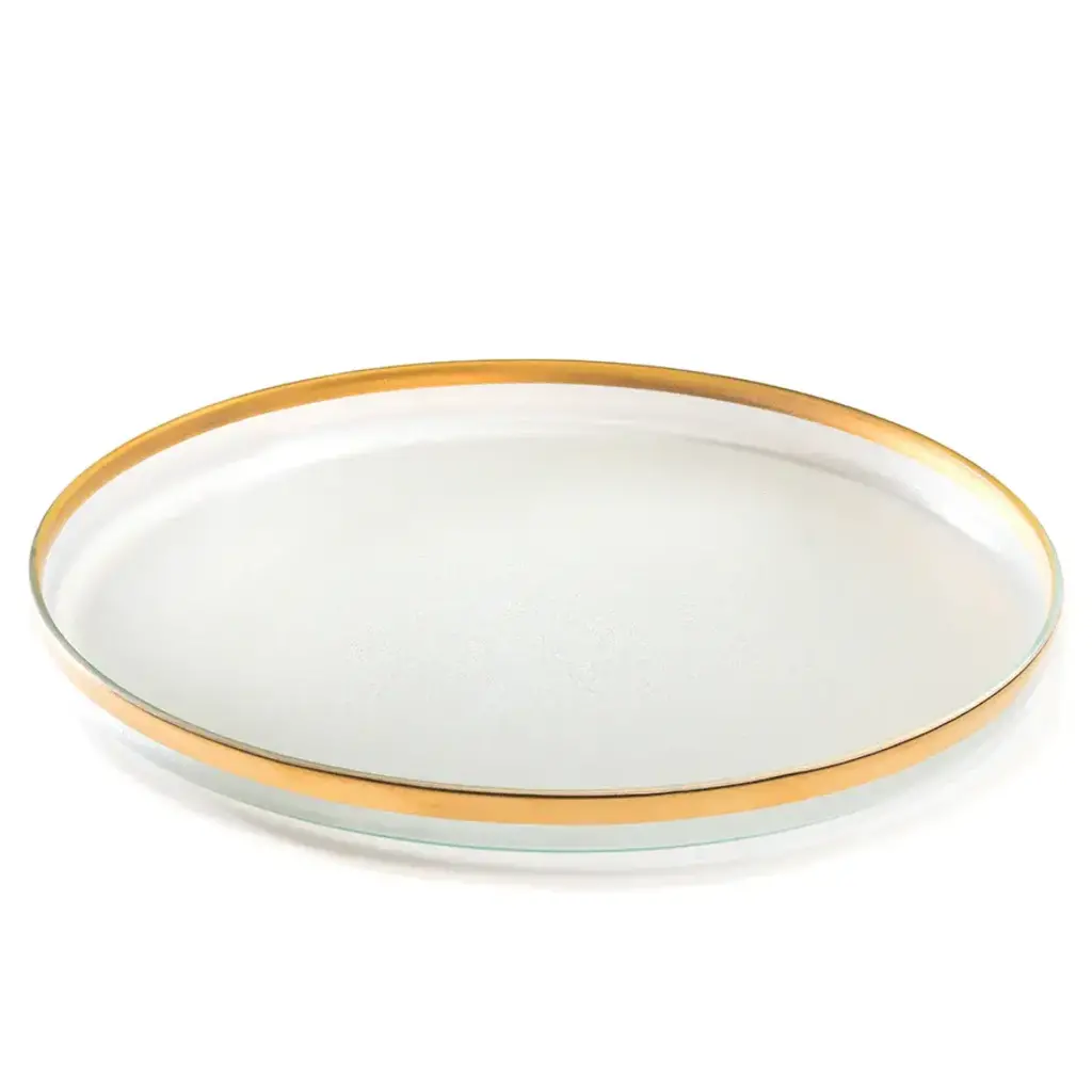 Annie Glass MD113G 16'' round platter