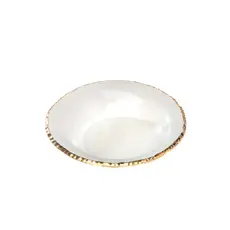 Annie Glass E105G - Edgey 9" Soup Bowl