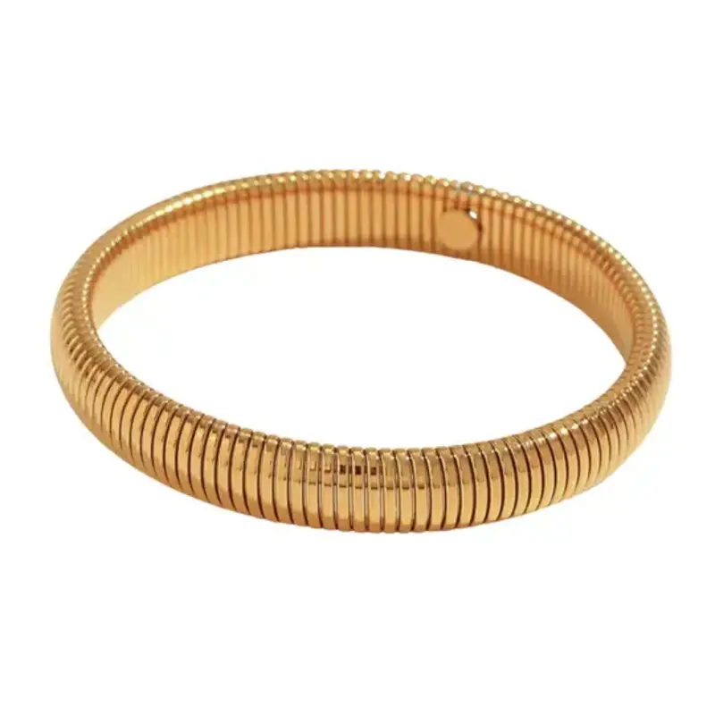 Single Tube Bracelet Gold