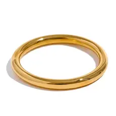 Ashley Bangle Bracelet Gold