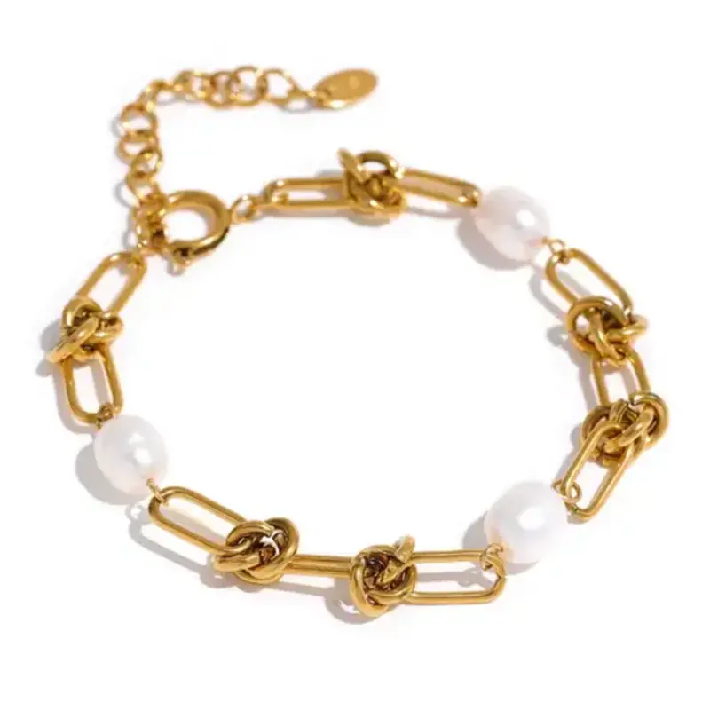 Pearl Rope Knot Bracelet