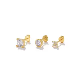 Hjane Jewels Daisy Trio Stud Set