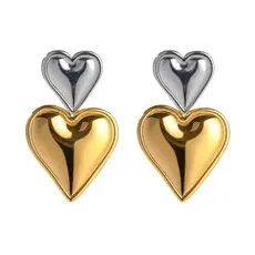 Hjane Jewels Serena Two Toned Studs