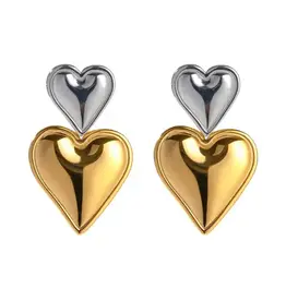 Hjane Jewels Serena Two Toned Studs
