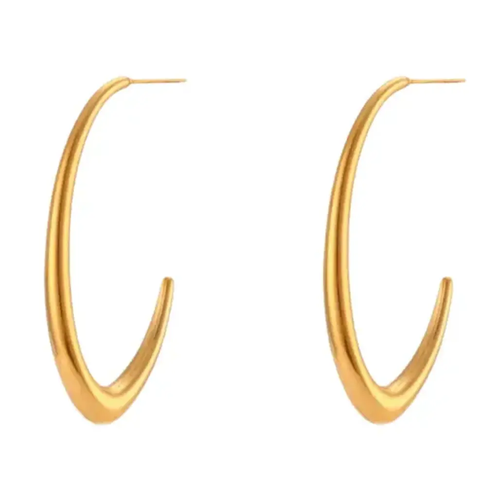 Hjane Jewels Julie Hoops Gold