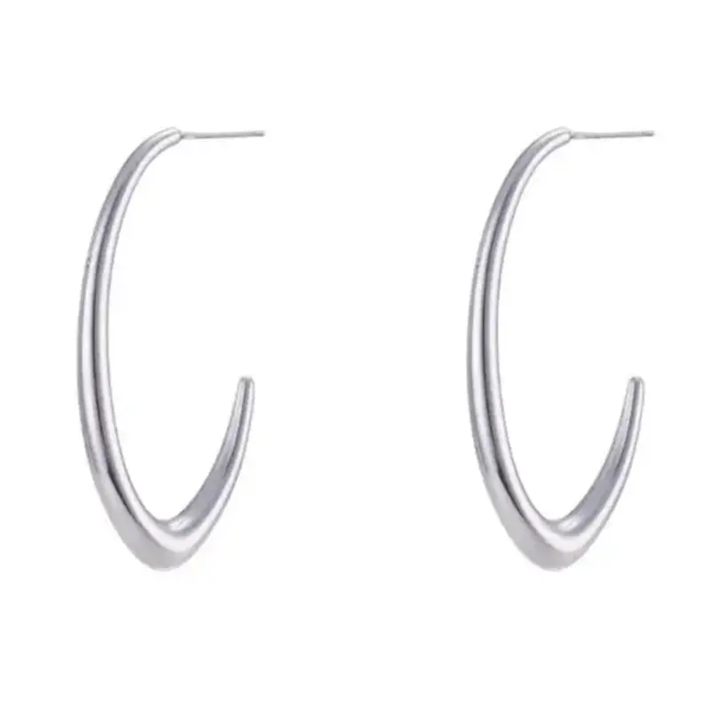 Hjane Jewels Julie Hoops Silver